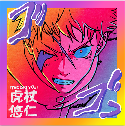 'Shibuya Streetfight' Matte Sticker