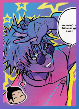 'Gojo PBF' Matte Sticker