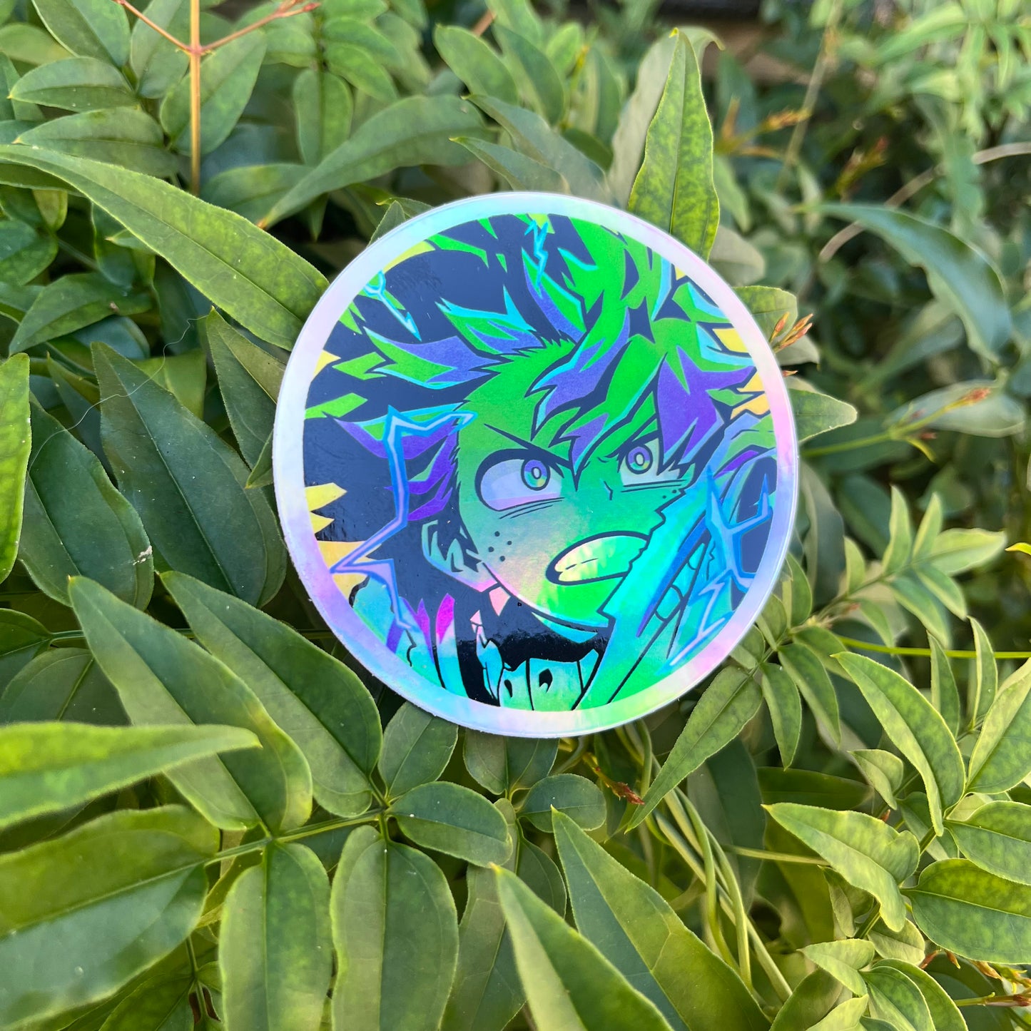 ‘Hero Name - Deku’ Holographic Sticker