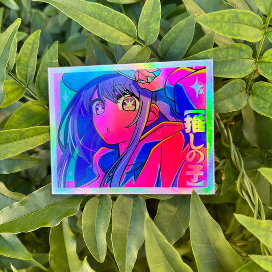 'Idol' Holographic Sticker