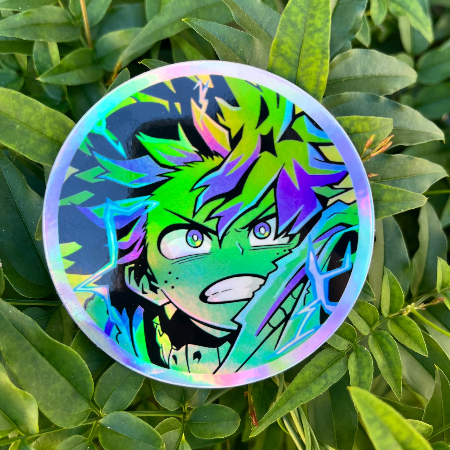 ‘Hero Name - Deku’ Holographic Sticker