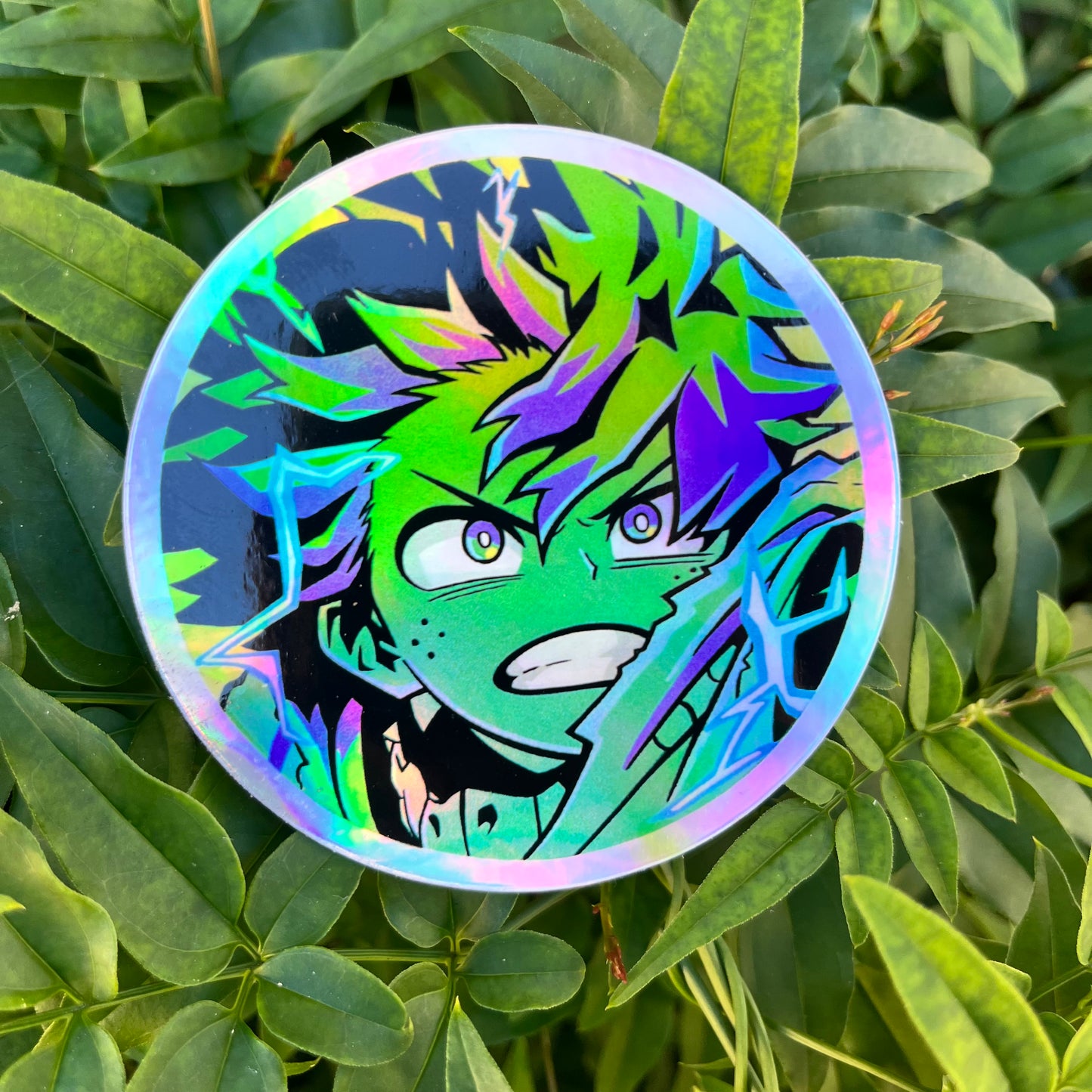 ‘Hero Name - Deku’ Holographic Sticker
