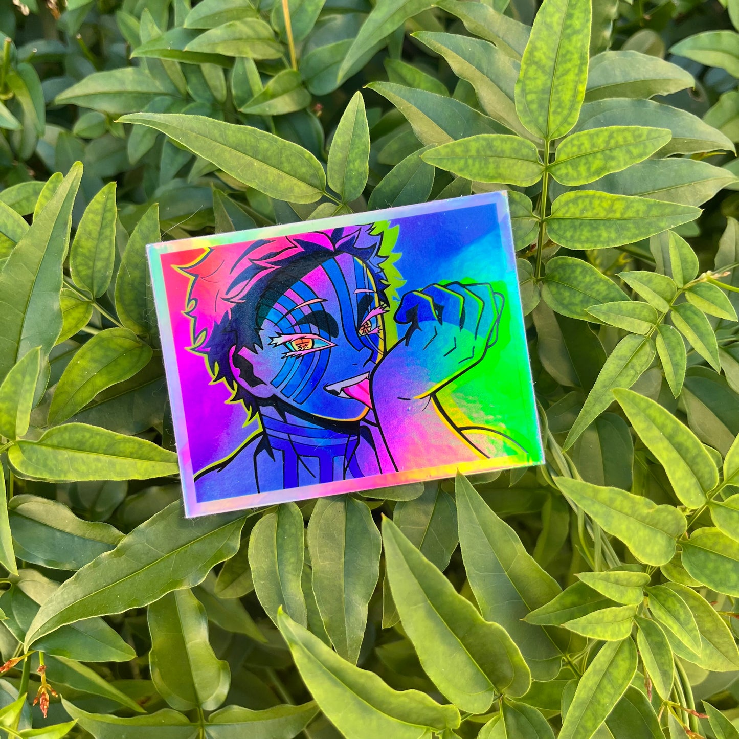 'Number Three' Holographic Sticker