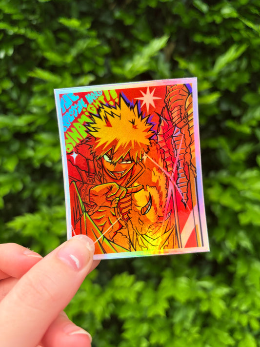 'Explosive Dynamight' Holographic Sticker
