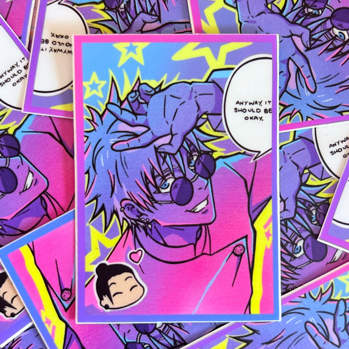 'Gojo PBF' Matte Sticker