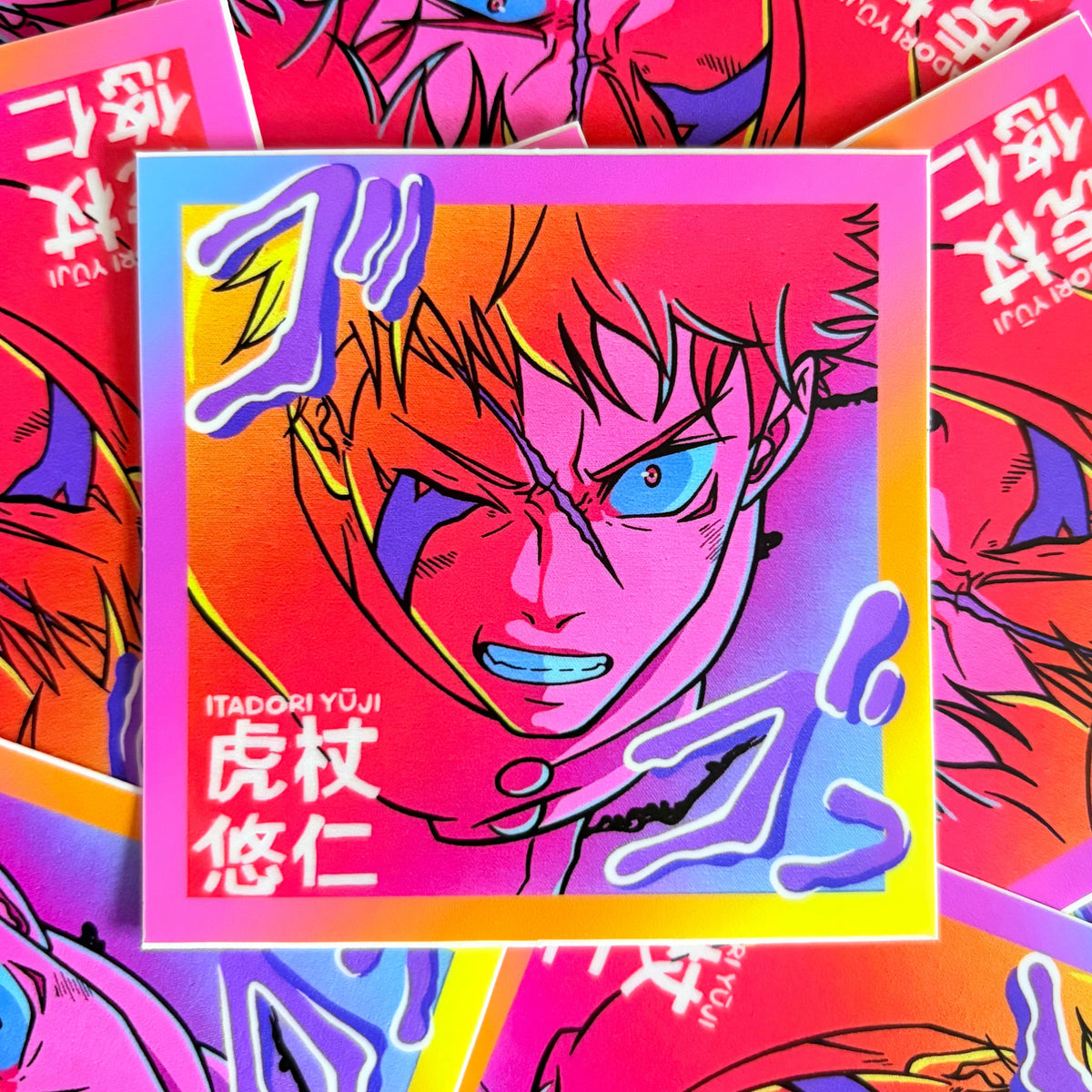 'Shibuya Streetfight' Matte Sticker