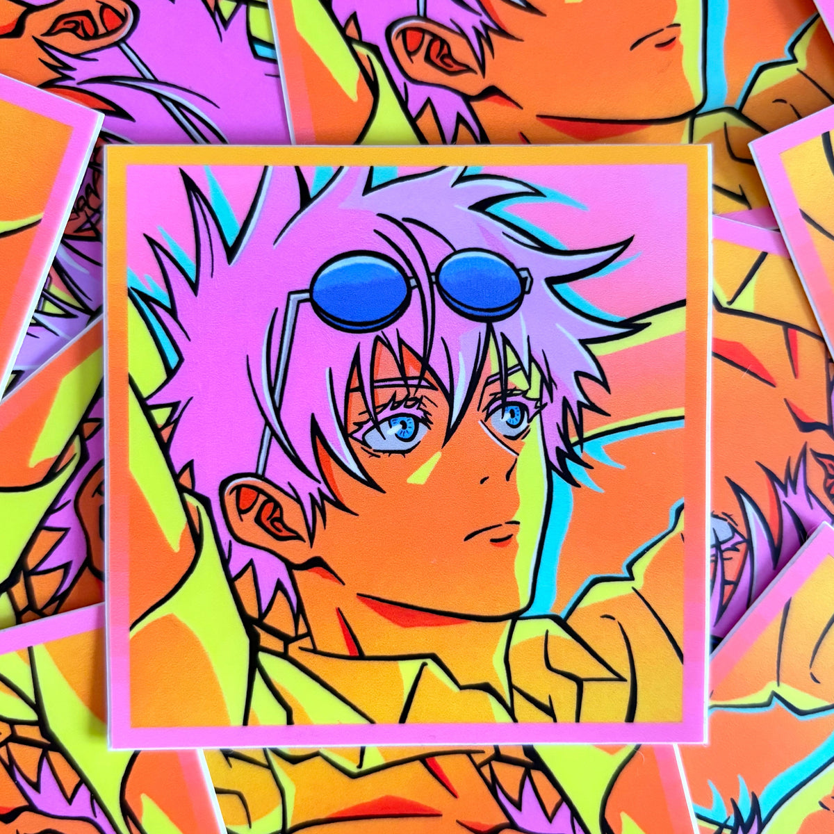 'Sunset Sorcerer' Matte Sticker