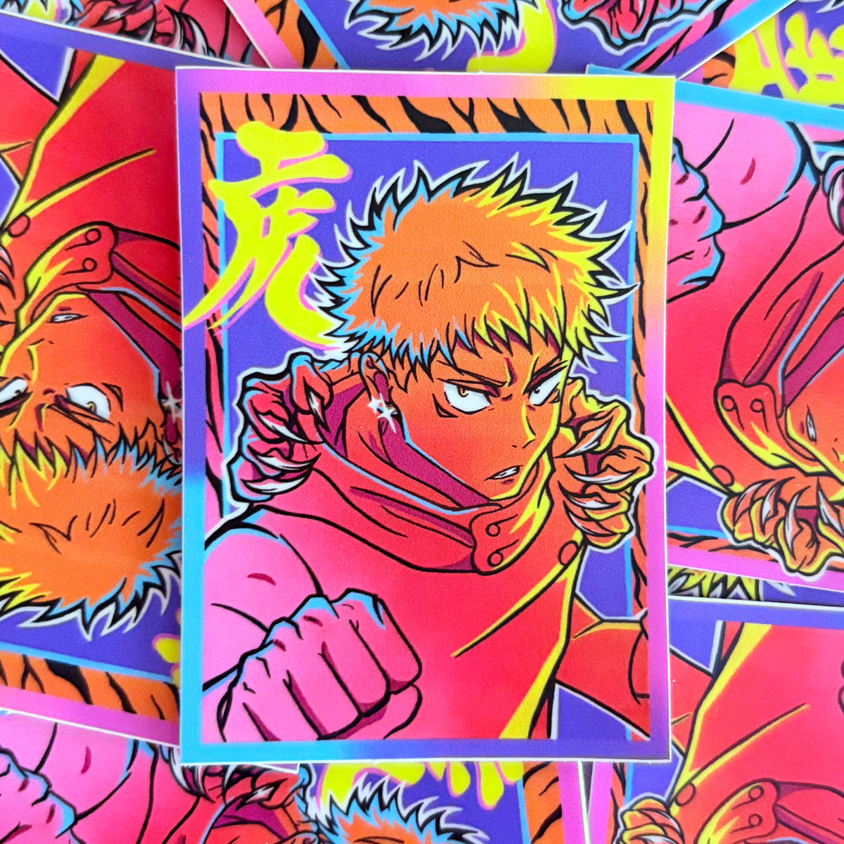 'Tiger of the West' Matte Sticker