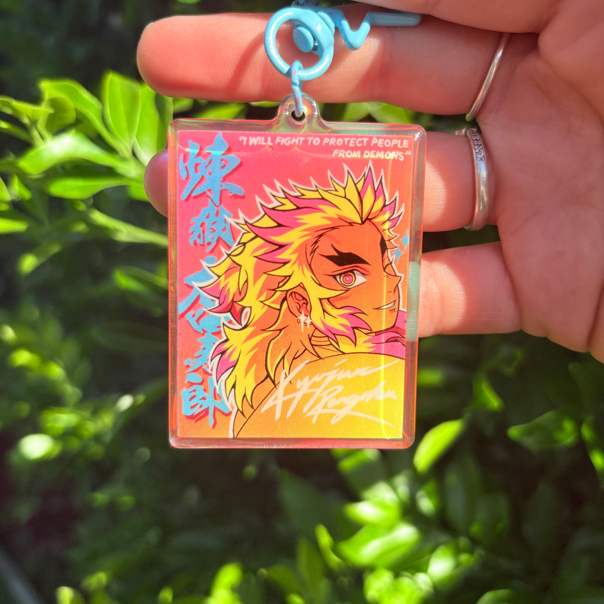 'Golden' Acrylic Keychain