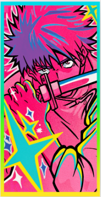 'Pink Copier' Matte Sticker