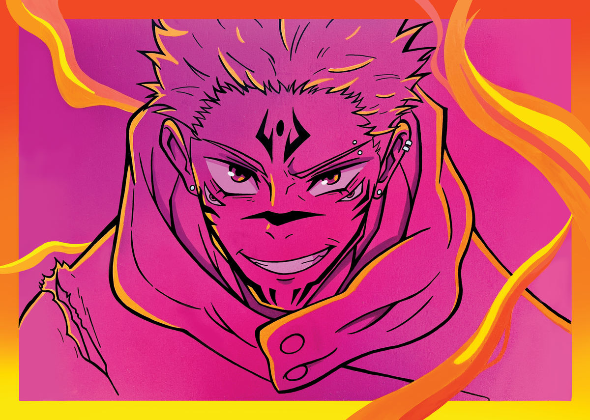 'Ruler of Flame' Matte Print